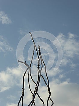 The simplicity of a wire photo